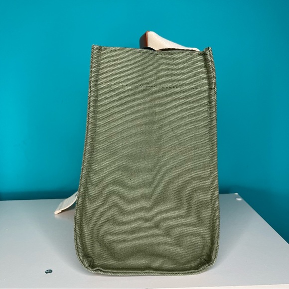 MARHEN. J Rico Canvas Tote Green Crossbody Sipper Close Bag Purse - Picture 2 of 12